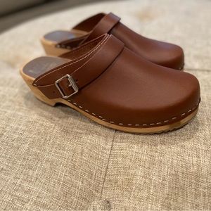 MIA Leather Swedish Clogs